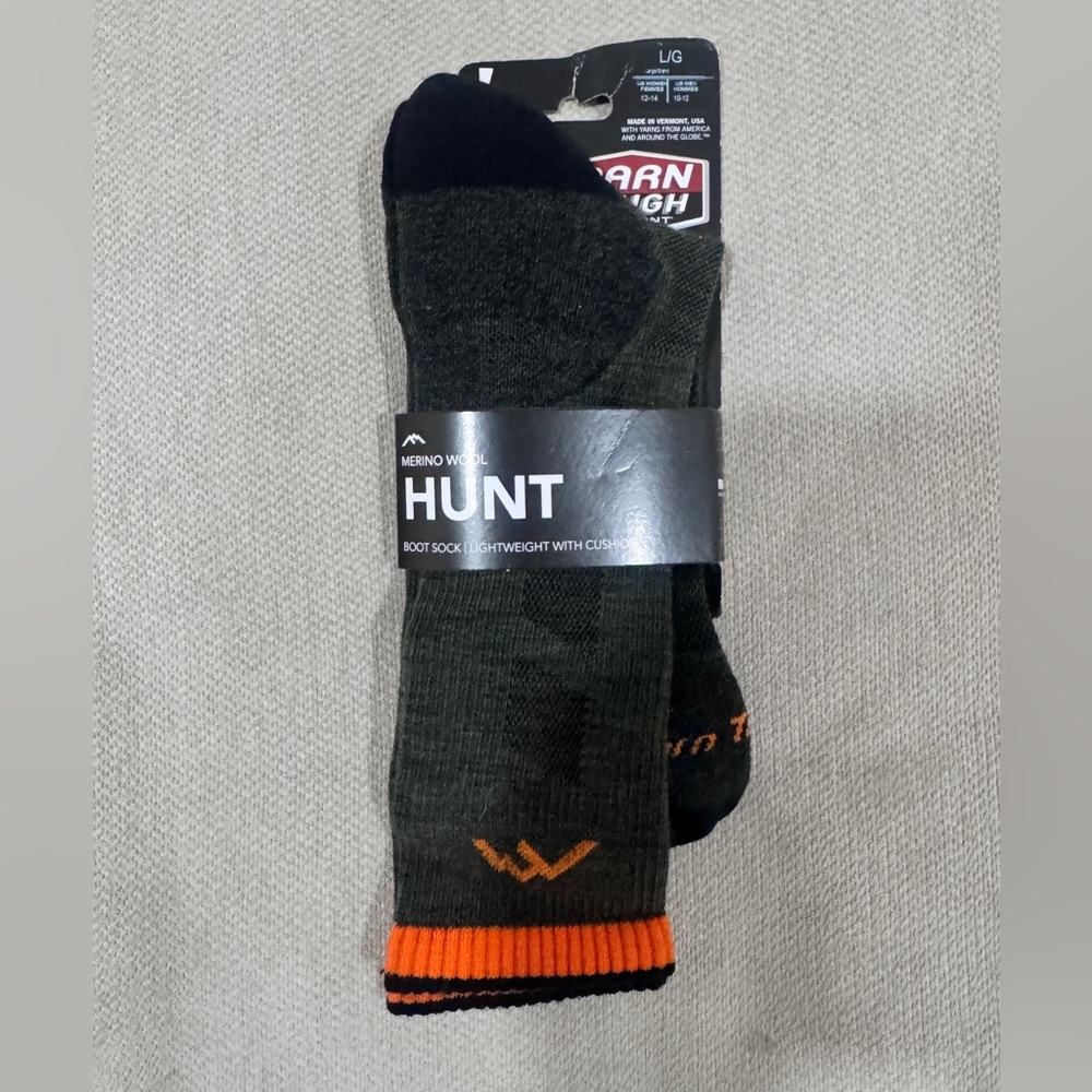 Darn Tough- Hunt Merino Wool Boot Socks in Forest
